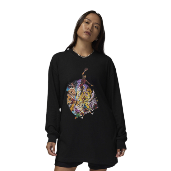 Jordan Oversized Long-Sleeve T-Shirt